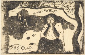 Emberi nyomorúság, 1898-99. alkotó: Paul Gauguin