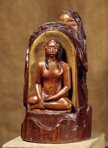 Idol a la Pearl Paul Gauguin (1848-1903) faszobra, arany és gyöngy. 1892-1893 V. 0,23x0,12x0,11 m Párizs, Muse d