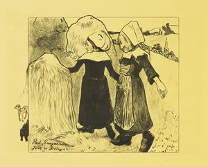 Bretagne örömei, 1889 alkotó: Paul Gauguin