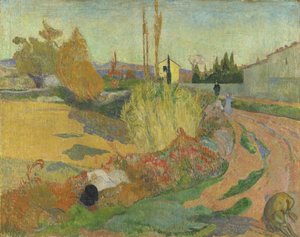 Arles-i táj, 1888 alkotó: Paul Gauguin