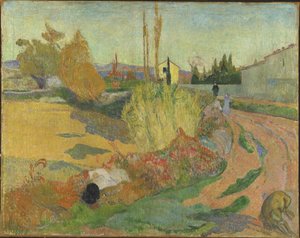 Tájkép Arles-ból alkotó: Paul Gauguin