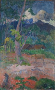 Táj egy lóval alkotó: Paul Gauguin