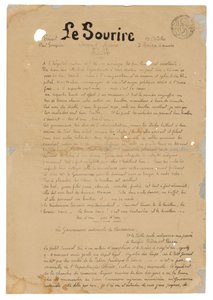 Le sourire: Journal sérieux, 1899. október 13. alkotó: Paul Gauguin