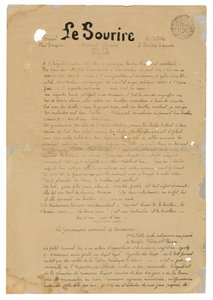 Le sourire: Journal sérieux, 1899. október 13. alkotó: Paul Gauguin