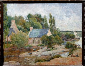 Les lavandieres à Pont Aven (Pont-Aven) Paul Gauguin (1848-1903) festménye 1886 V. 0,71 x 0,90 m Párizs, Muse d