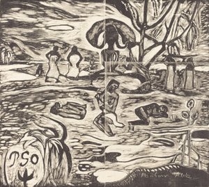 Mahana Atua Az istenek tápláléka, 18941895. alkotó: Paul Gauguin