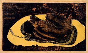 Manao Tupapau Holtak szelleme nézi, 1893-1894. alkotó: Paul Gauguin