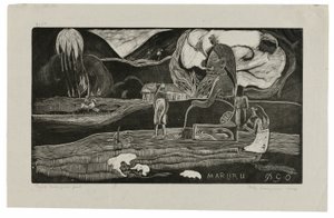 Maruru (Hálafelajánlások), a Noa Noa Suite-ból alkotó: Paul Gauguin