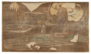 Maruru (A hála felajánlásai), a Noa Noa szvitből alkotó: Paul Gauguin