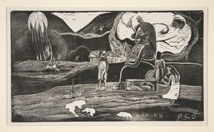 Maruru; Köszönöm - A hála felajánlása alkotó: Paul Gauguin