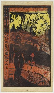 Nave Nave Fenua a Noa Noa sorozatból alkotó: Paul Gauguin