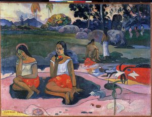 ""Nave Nave Moe"" (The Sacred Spring: Sweet Dreams) Paul Gauguin (1848-1903) festménye (Posztimpresszionizmus) 1894 Méret: 73x98 cm Szentpétervár, az Ermitázs múzeuma alkotó: Paul Gauguin