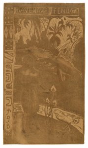 Nave nave fenua (Delightful Land), a Noa Noa lakosztályból alkotó: Paul Gauguin