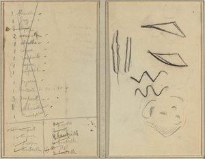 "Neige" (Hó); Útvonal [recto] alkotó: Paul Gauguin