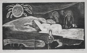 Csak: Örök éjszaka, 1893-94. alkotó: Paul Gauguin
