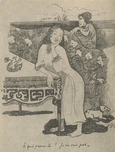 Arról, hogy mit gondolsz, nem tudom, 1936 alkotó: Paul Gauguin
