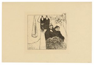 Arles-i öregasszonyok, a Volpini-szvitből alkotó: Paul Gauguin