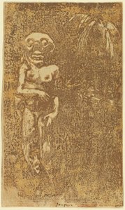 Oviri The Savage [recto], 18941895. alkotó: Paul Gauguin