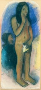 Egy gonosz szellem beszéde alkotó: Paul Gauguin