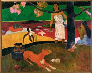 Pastorales tahitiennes (olaj, vászon) alkotó: Paul Gauguin
