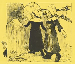 Bretagne örömei Joies de Bretagne, 1889 alkotó: Paul Gauguin