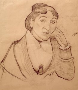 Arlesienne portréja alkotó: Paul Gauguin