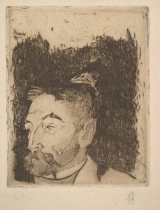 Stéphane Mallarmé portréja, 1891. alkotó: Paul Gauguin