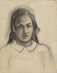 Tehamana portréja, 1891-93 alkotó: Paul Gauguin