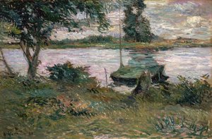 Folyópart alkotó: Paul Gauguin