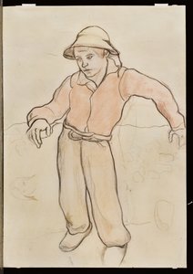 Kis breton hajlású, 1889 alkotó: Paul Gauguin