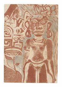 Tahiti bálvány - Hina istennő alkotó: Paul Gauguin