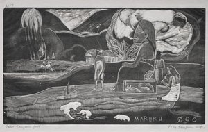 Tahiti sorozat: Istentisztelet alkotó: Paul Gauguin