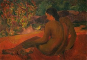 Tahiti nő alkotó: Paul Gauguin
