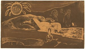 Te Po (A hosszú éjszaka) alkotó: Paul Gauguin