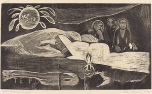 Te Po (A hosszú éjszaka) alkotó: Paul Gauguin