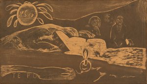 Te Po A hosszú éjszaka, 18941895. alkotó: Paul Gauguin