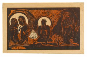 Te atua (Az Isten), a Noa Noa szvitből alkotó: Paul Gauguin