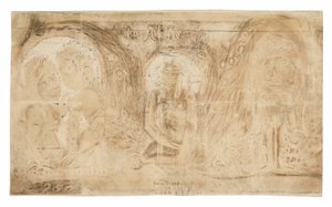 Te atua (Az Isten), a Noa Noa szvitből alkotó: Paul Gauguin