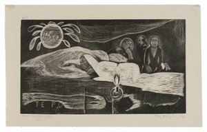 Te po (Az éjszaka), a Noa Noa szvitből alkotó: Paul Gauguin