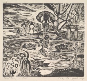 Isten napja, 1894-95. alkotó: Paul Gauguin