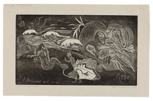 The Universe Is Being Created), a Noa Noa Suite-ból alkotó: Paul Gauguin