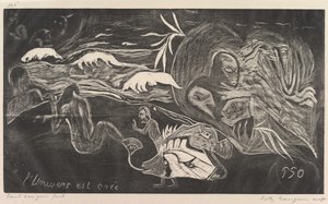 Az Univerzum létrejött Az Univerzum létrejött, a Noa Noa illatból, 1893-94. alkotó: Paul Gauguin
