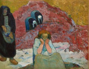 A borszüret, az emberi nyomorúság, 1888. alkotó: Paul Gauguin