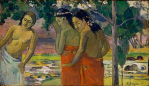 Három tahiti nő, 1896 alkotó: Paul Gauguin