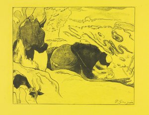 Volpini szvit: Mosók, a mosók, 1889. alkotó: Paul Gauguin