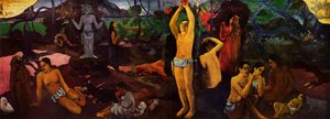 Honnan jövünk - mik vagyunk - hová megyünk, 1936 alkotó: Paul Gauguin