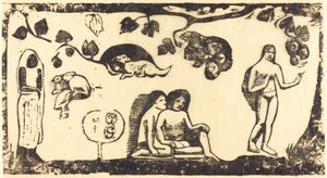Nők, állatok és lombozat alkotó: Paul Gauguin