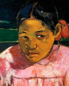 „Women of Tahiti” vagy „On the Beach” (részlet) alkotó: Paul Gauguin