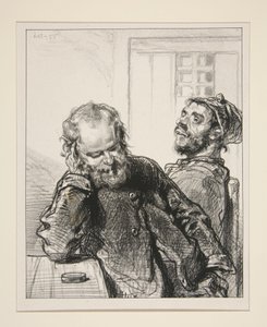 (BÖRTÖNBEN.) alkotó: Paul Gavarni