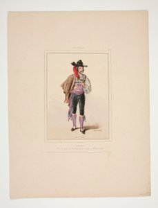 ARAGÓNI. Szövetkabát. alkotó: Paul Gavarni